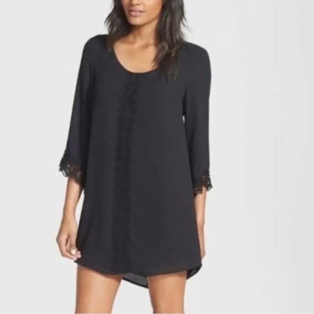 ASTR The Label Black Lace Dress Mine-Dress size medium